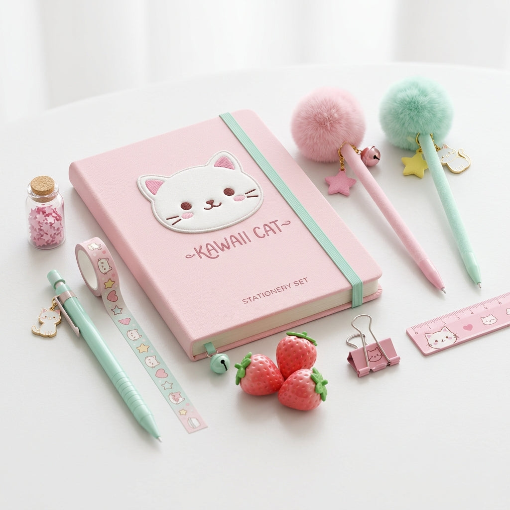 The Ultimate Kawaii Stationery Checklist for Your Study Desk ✨