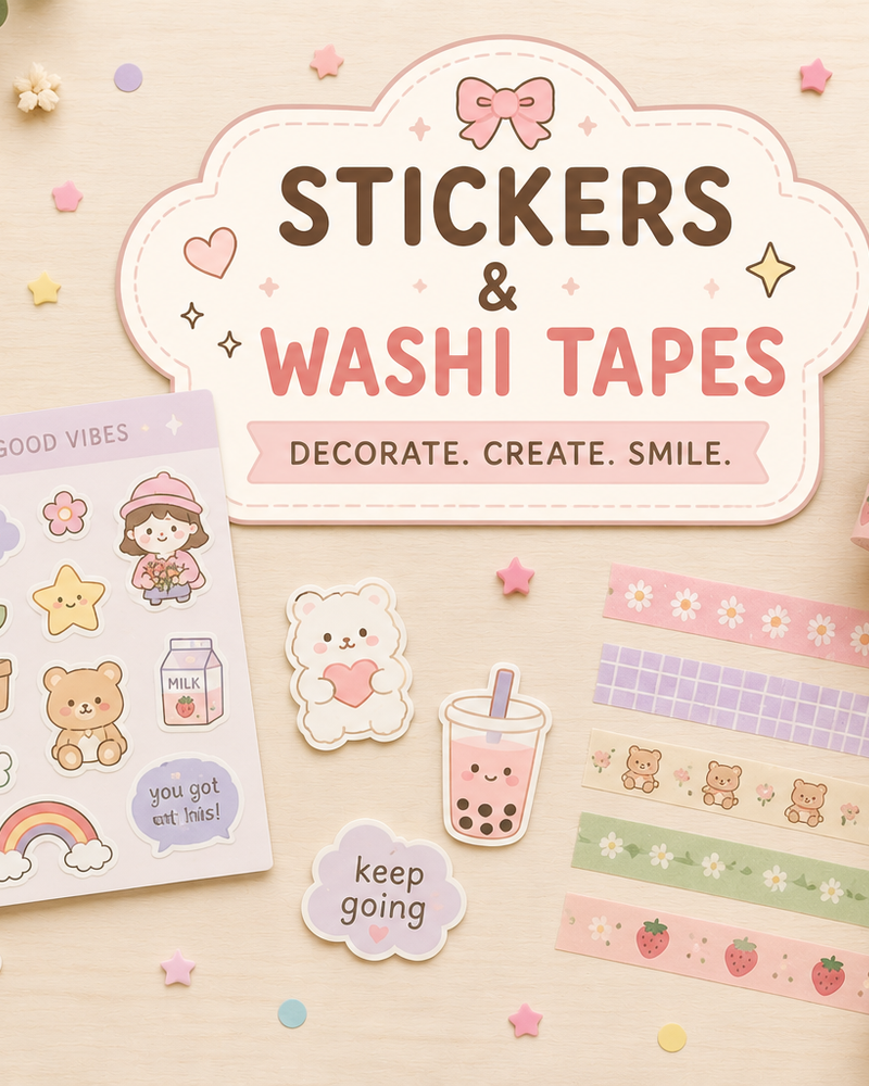 Stickers & Washi Tapes