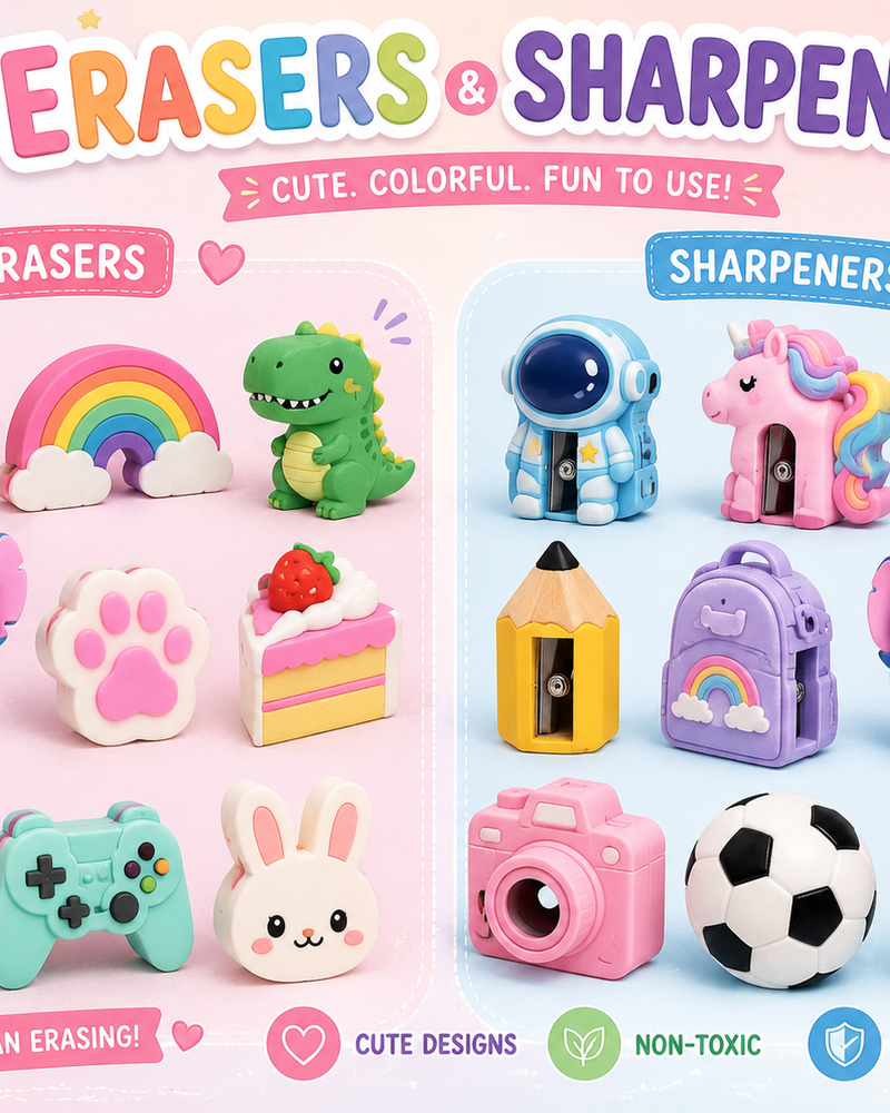 Erasers & Sharpeners