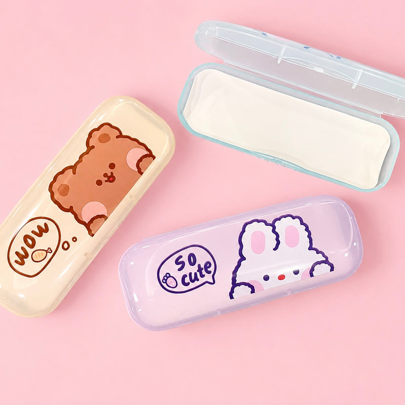 Kids cartoon specs case