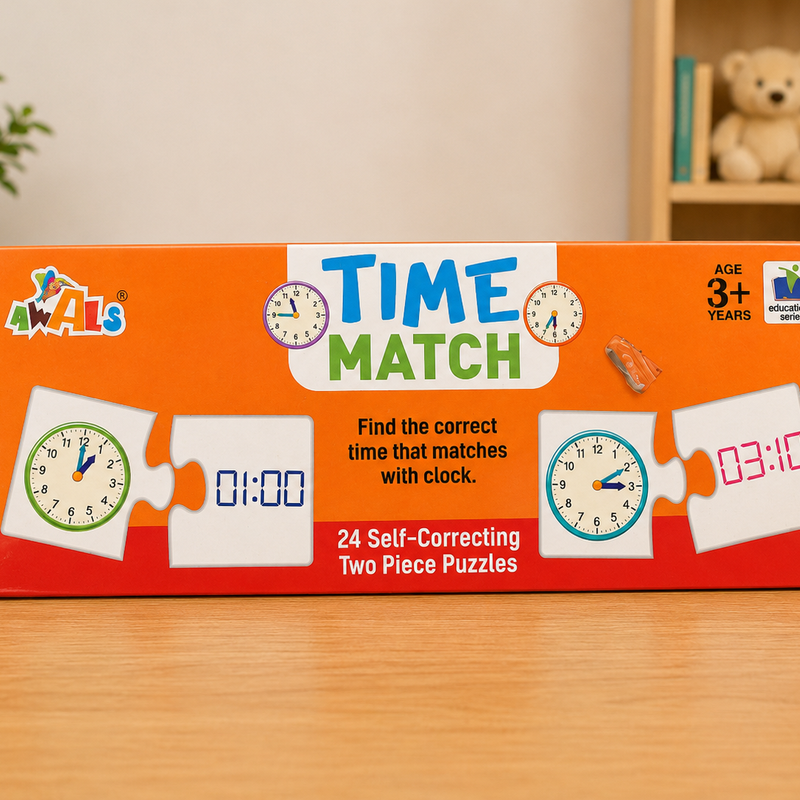 Time learning educational puzzle - Learn to tell time