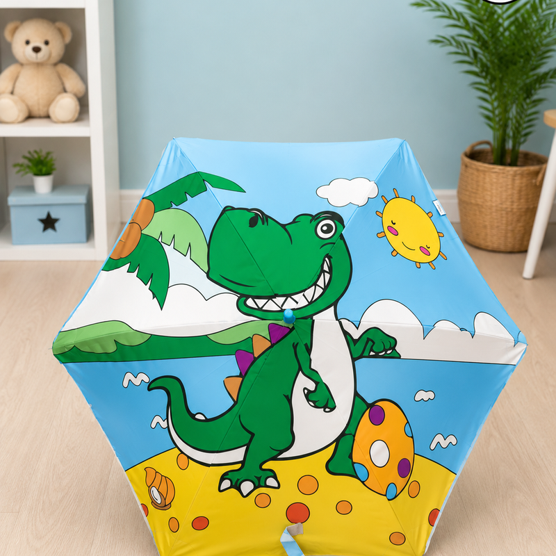Dino premium umbrella for kids -2 fold
