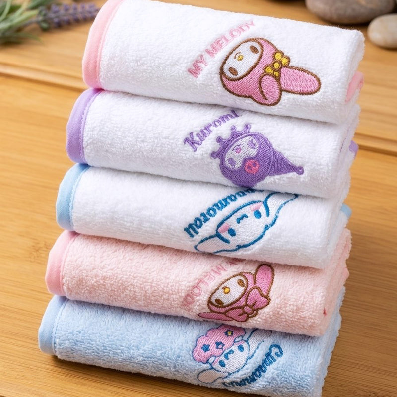 Sanrio soft towel handkerchief set ( set of 5 )