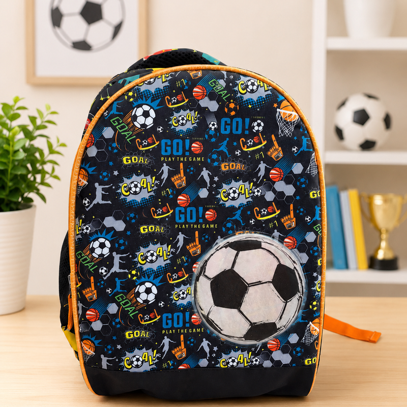 Kids sports theme Bagpack ( 16 inch - 25 litre )