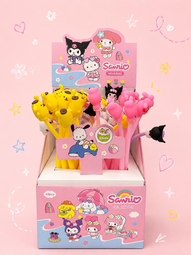 Kuromi Sanrio dancing gel pen