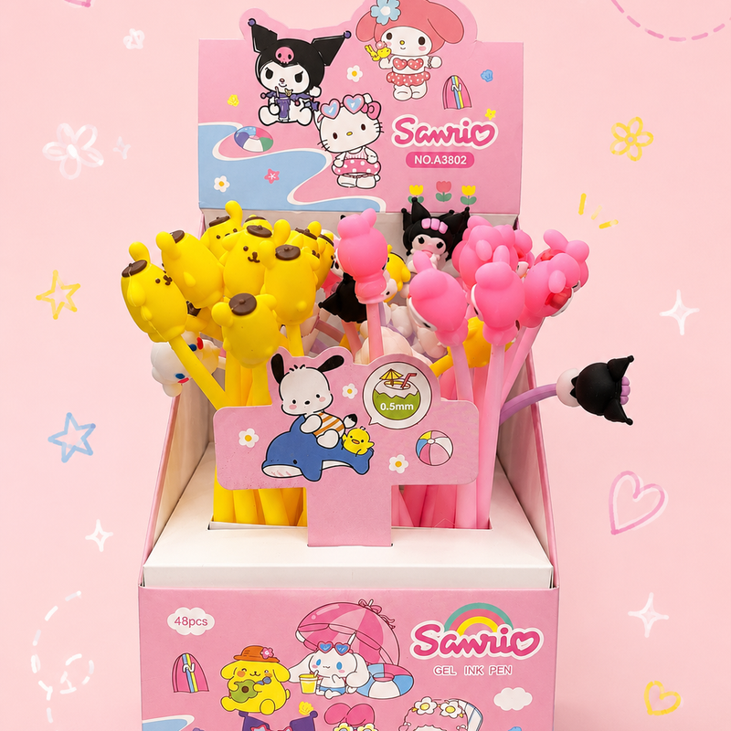 Kuromi Sanrio dancing gel pen