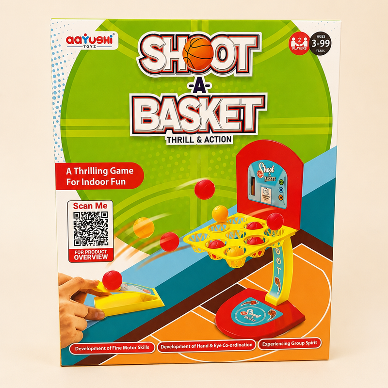 Shoot a basket indoor game set