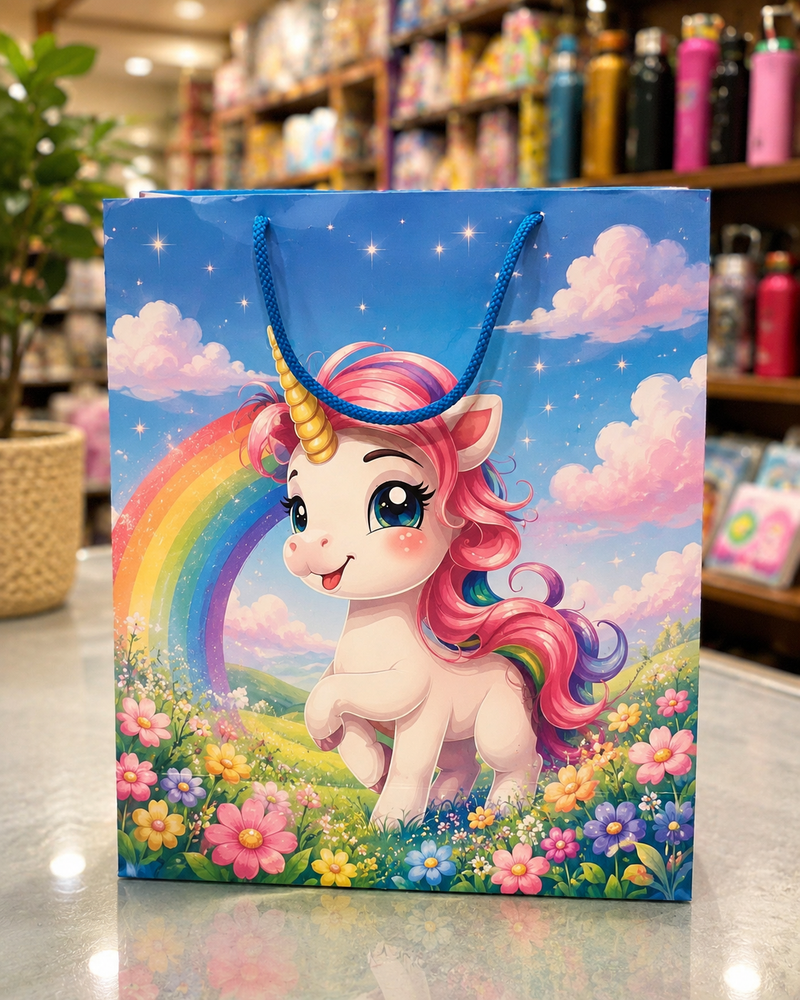 Unicorn gift paper bag (12.5”* 10” )