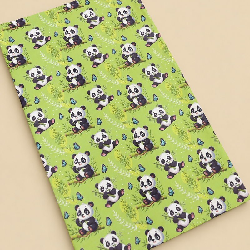 Panda theme wrapping sheets ( set of 10 sheets )