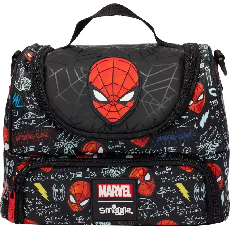 Smiggle  Insulated Lunch Bag - Spider Man Double Decker bag for kids