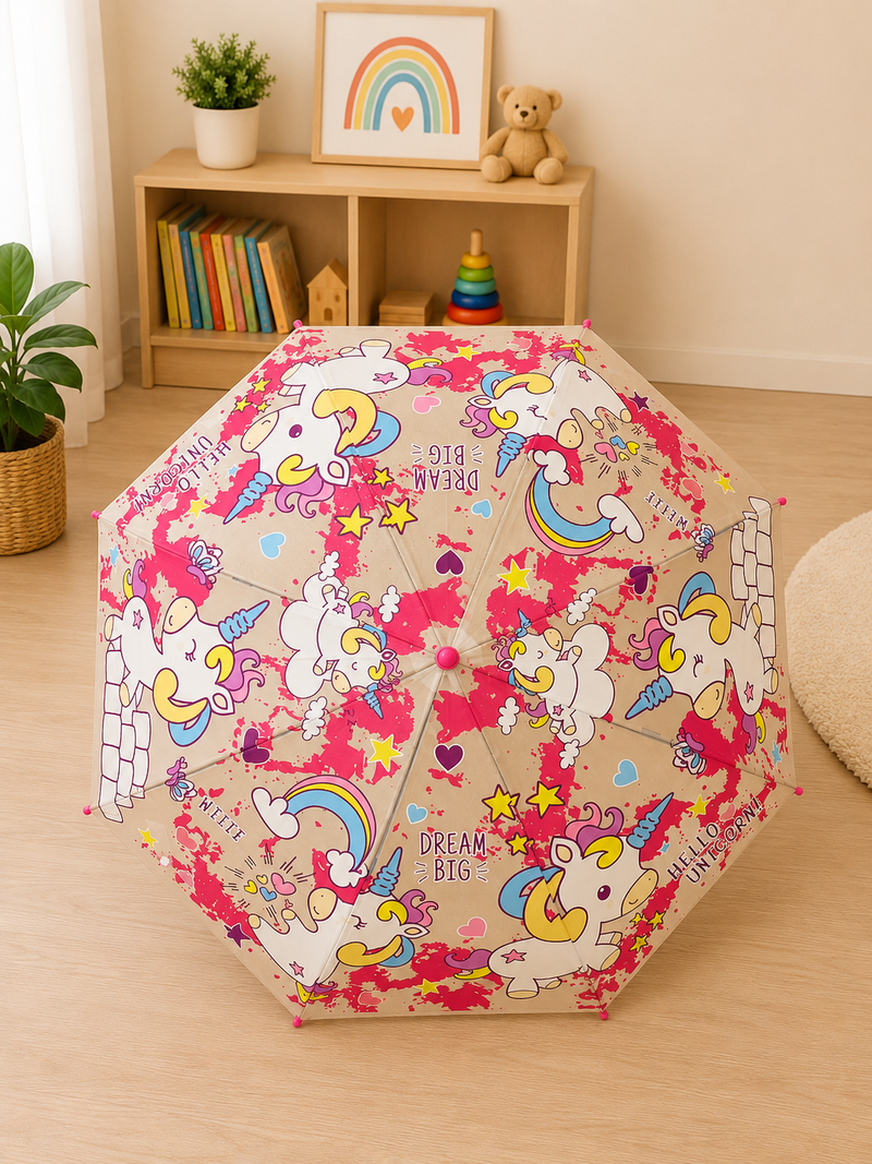 Cute unicorn umbrella for kids