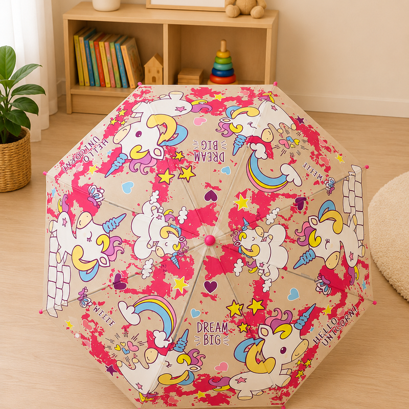 Cute unicorn umbrella for kids