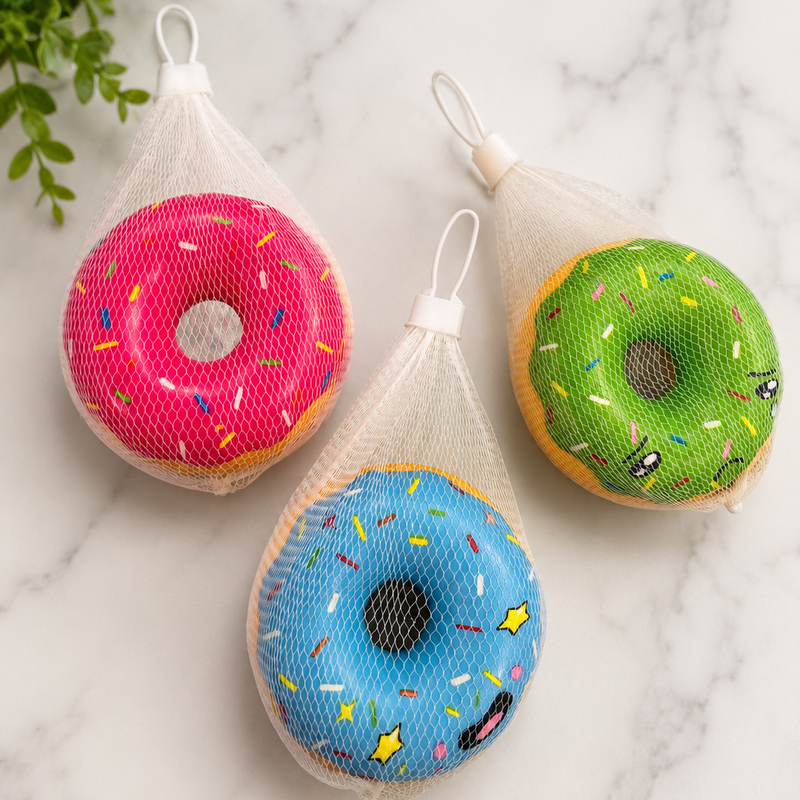 Donut stress buster squishy toy