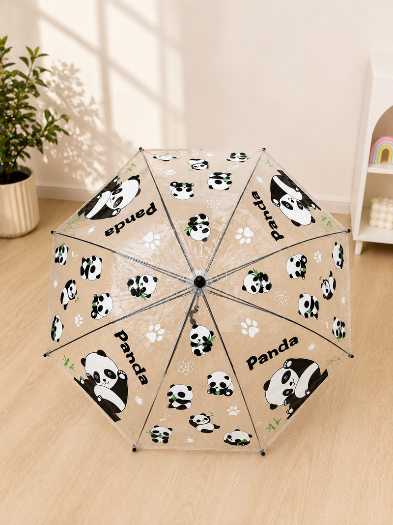 Panda transparent Korean umbrella