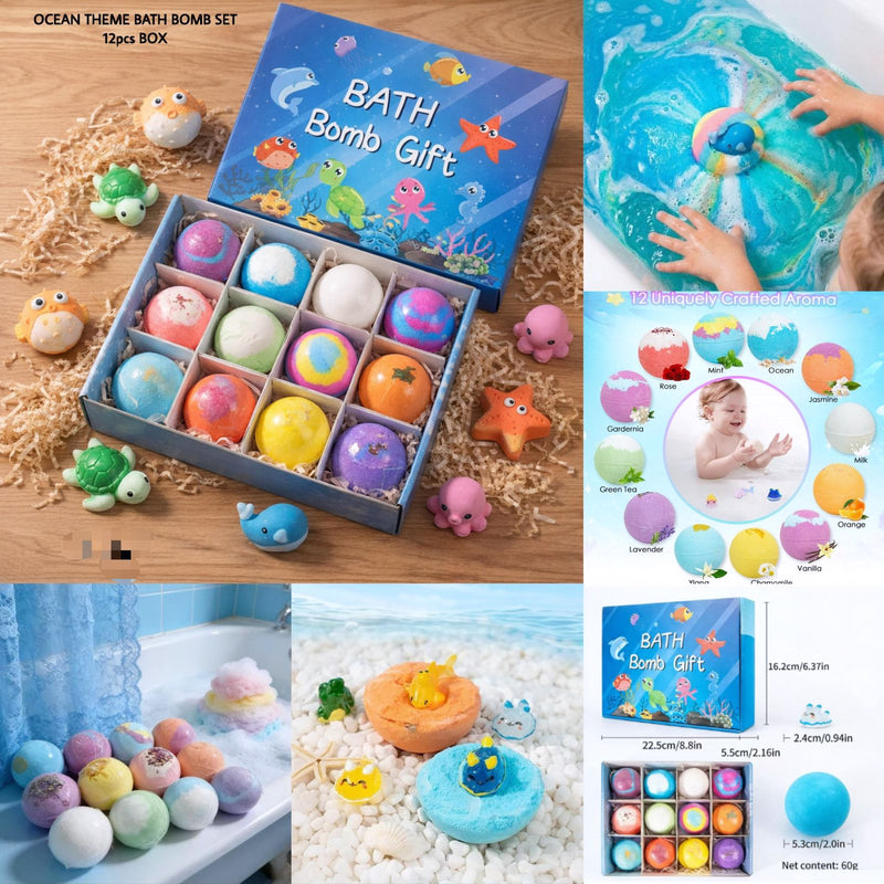 Bath bombs for fun bath time