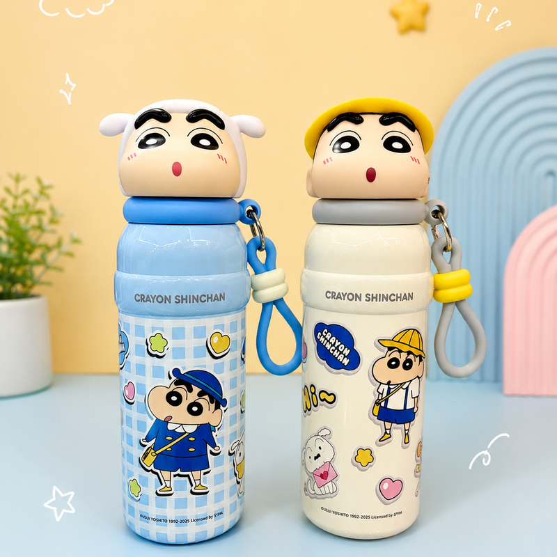 Shinchan stainless steel surprise bottle -500 mL