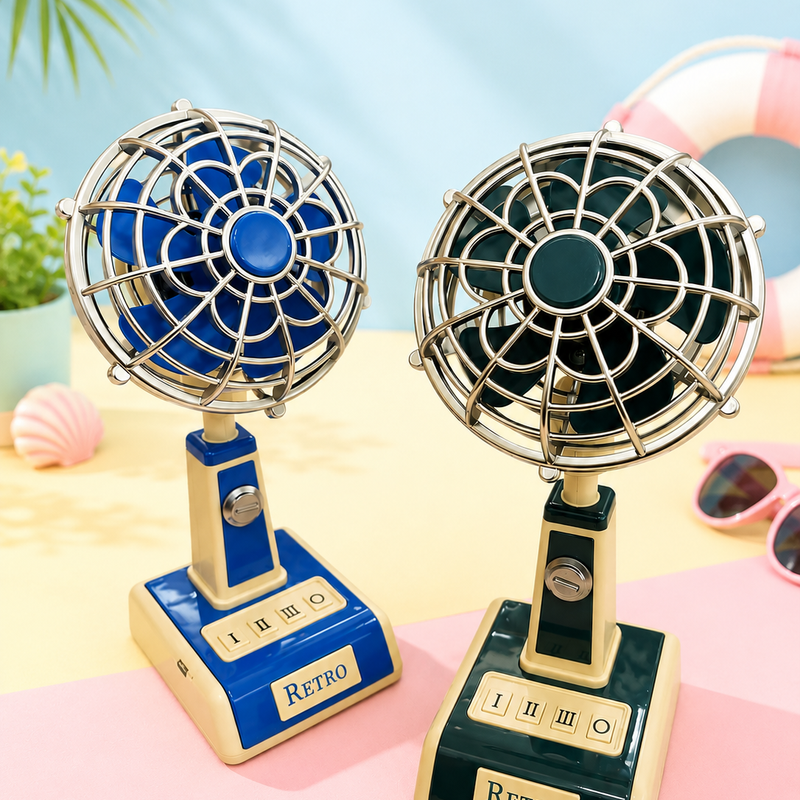 Retro Handy Table Fan