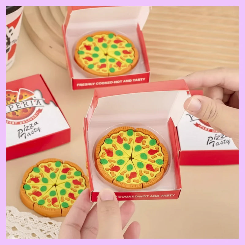 Yummy Pizza Erasers