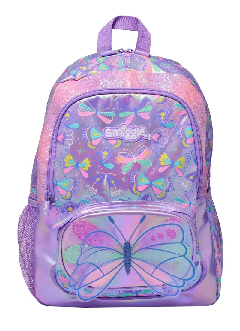 Smiggle beautiful butterfly sparkle Bagpack for kids