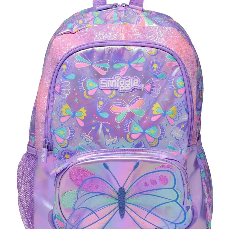 Smiggle beautiful butterfly sparkle Bagpack for kids