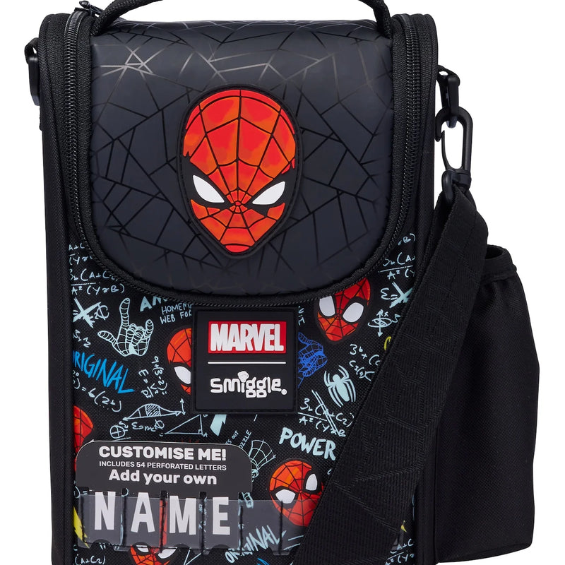 Smiggle Spider-Man lunch bag with bottle pocket