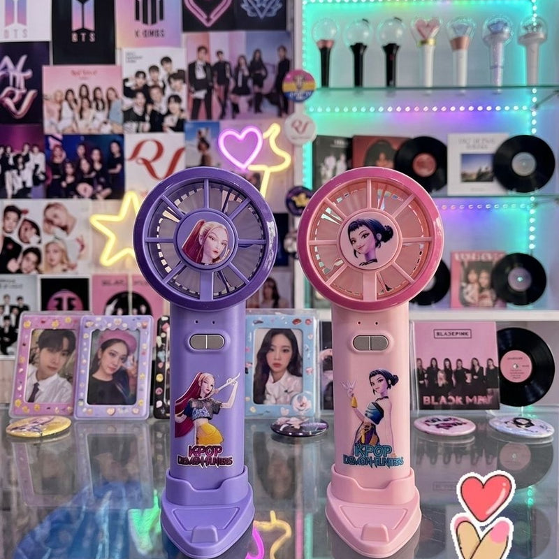 K pop mini hand fan