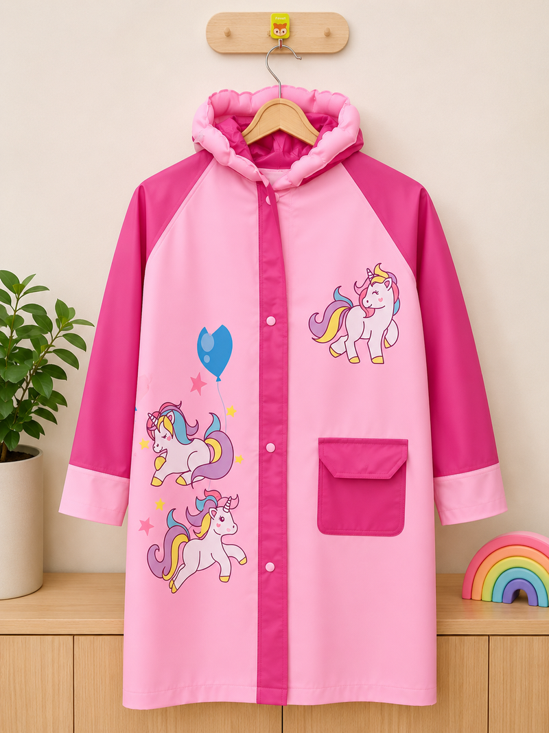 Unicorn 🦄 kids raincoat SIZE L ( Age 5-9 years )