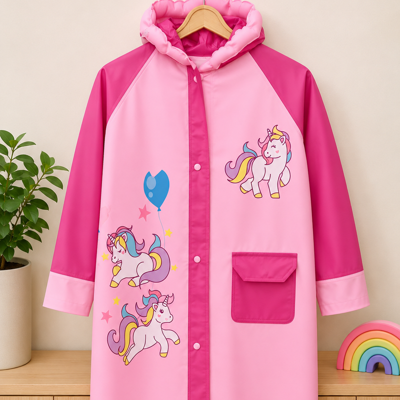 Unicorn 🦄 kids raincoat SIZE L ( Age 5-9 years )