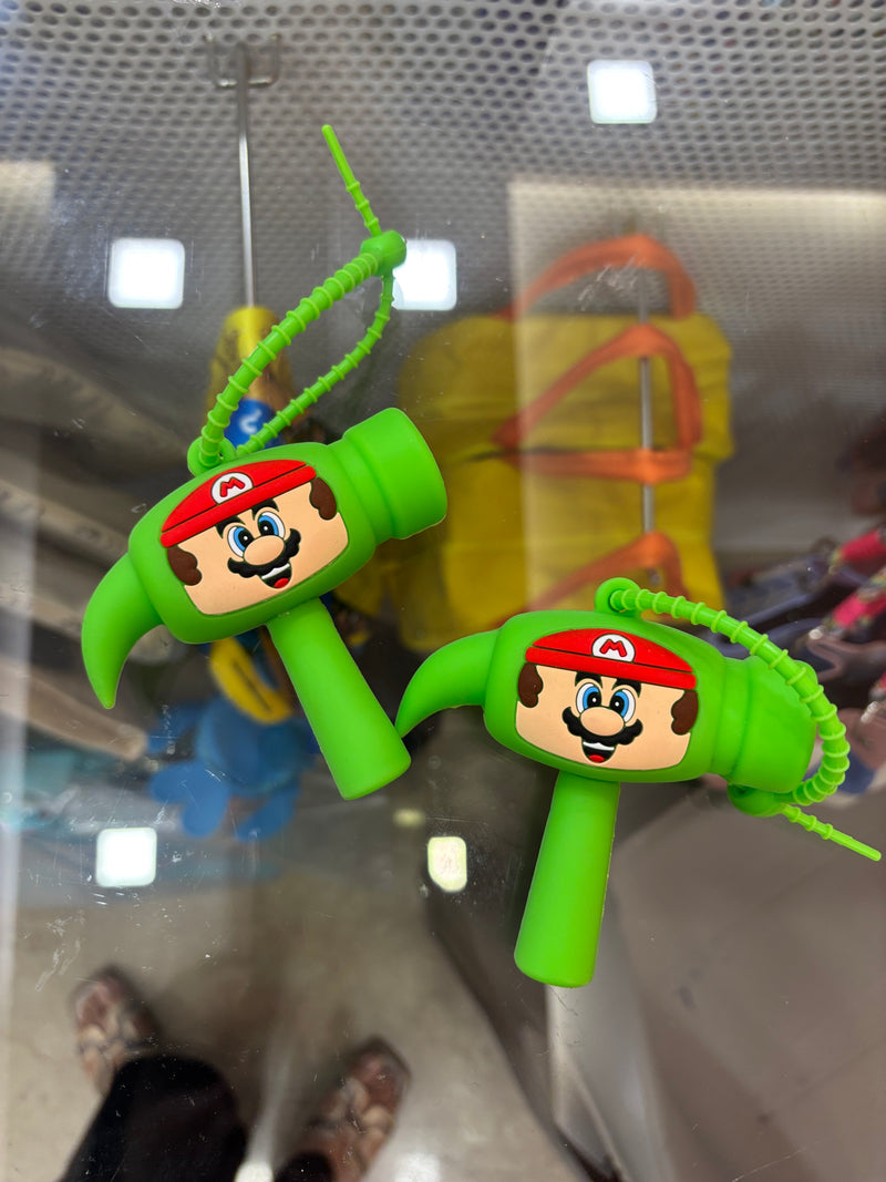 Mario chu chu hammer keychain
