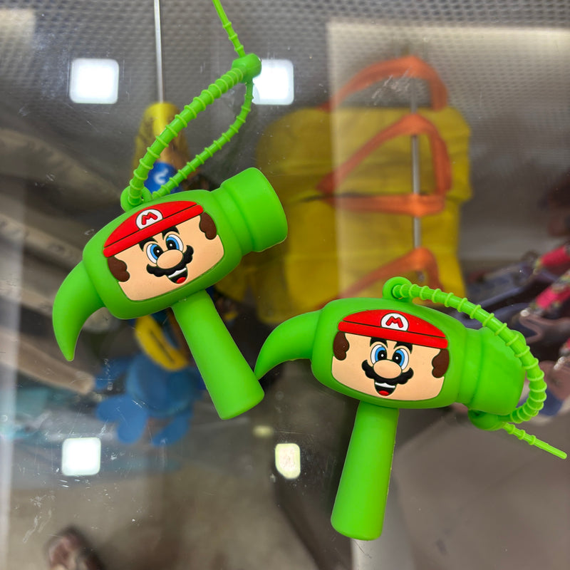 Mario chu chu hammer keychain