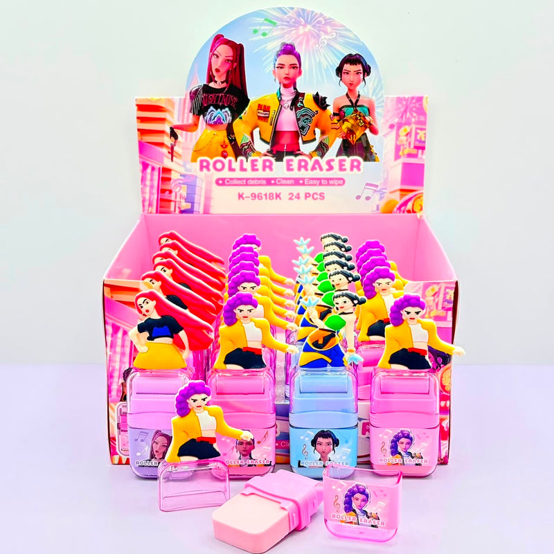 K pop rolling eraser
