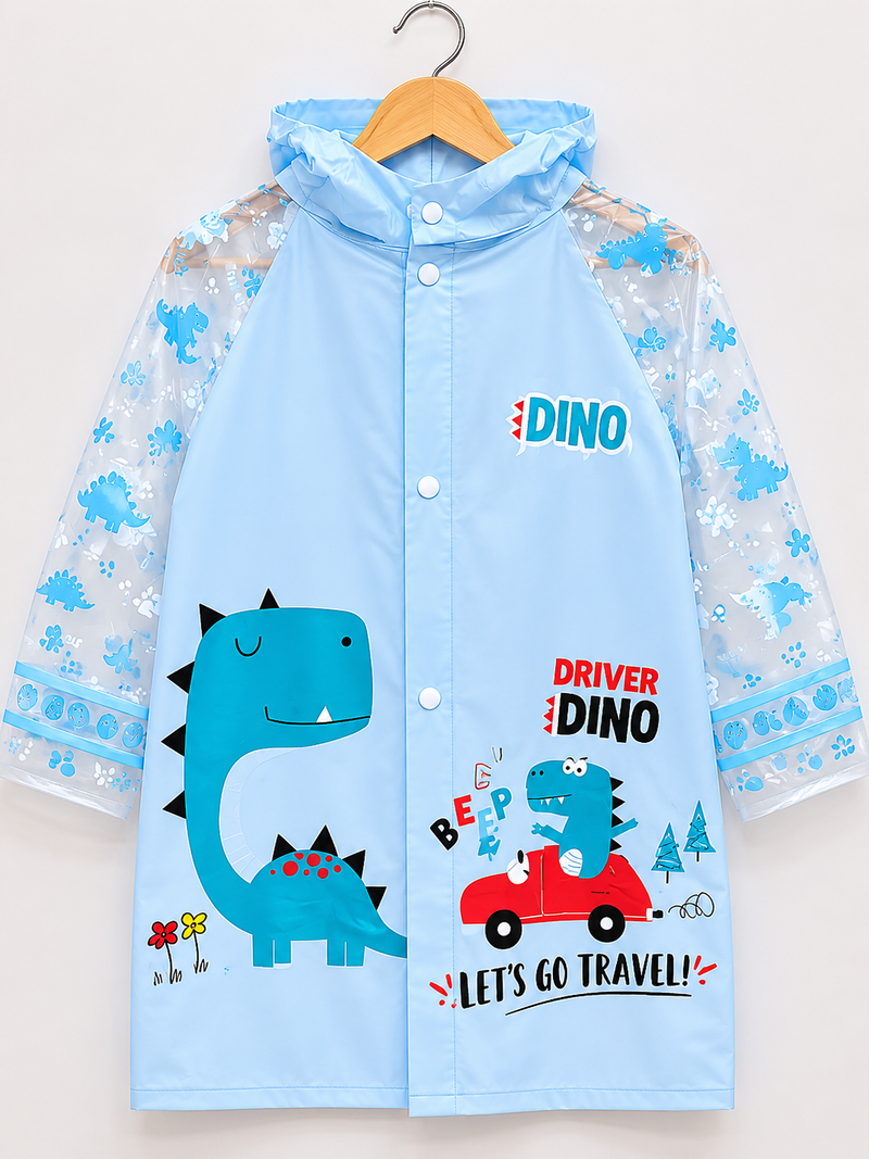 Little Dino raincoat for kids Size L ( Age 5-9 years )