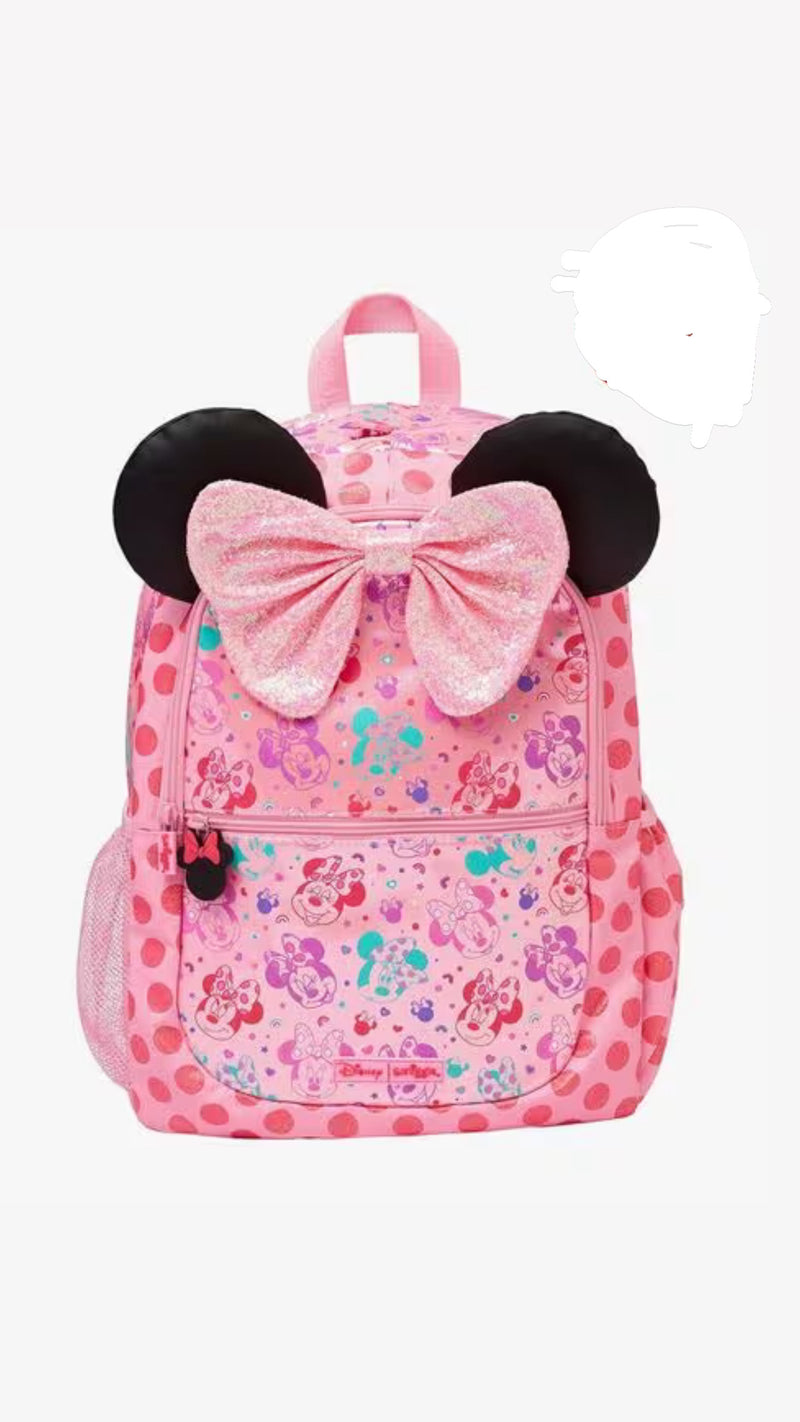 Smiggle Minnie Mouse pink Bagpack for kids