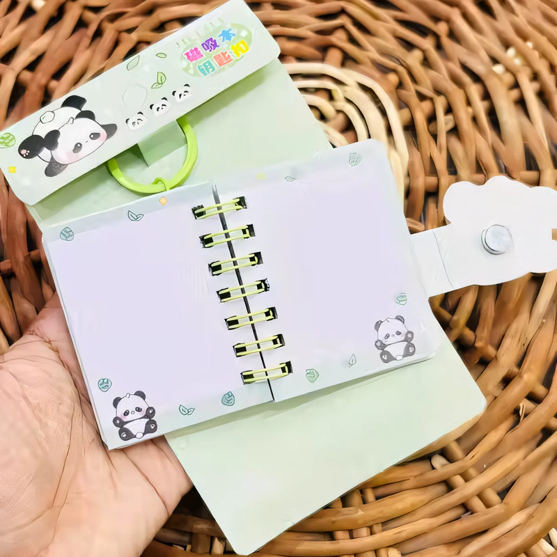 Panda keychain diary