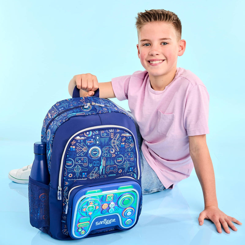 Smiggle Classic Play station Gaming kids backpack | Gamer theme