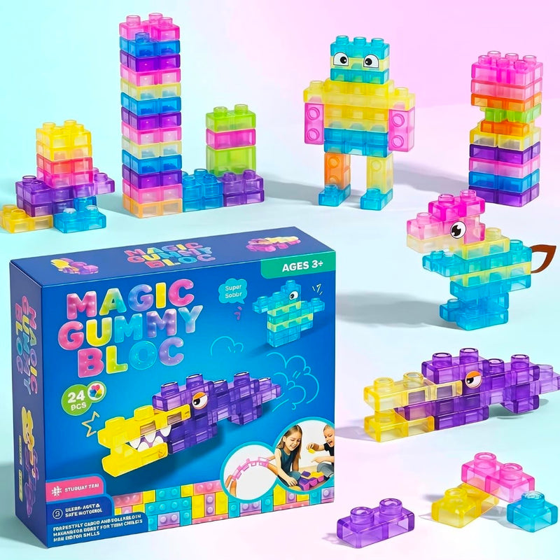 Jelly magnetic block -20 pieces