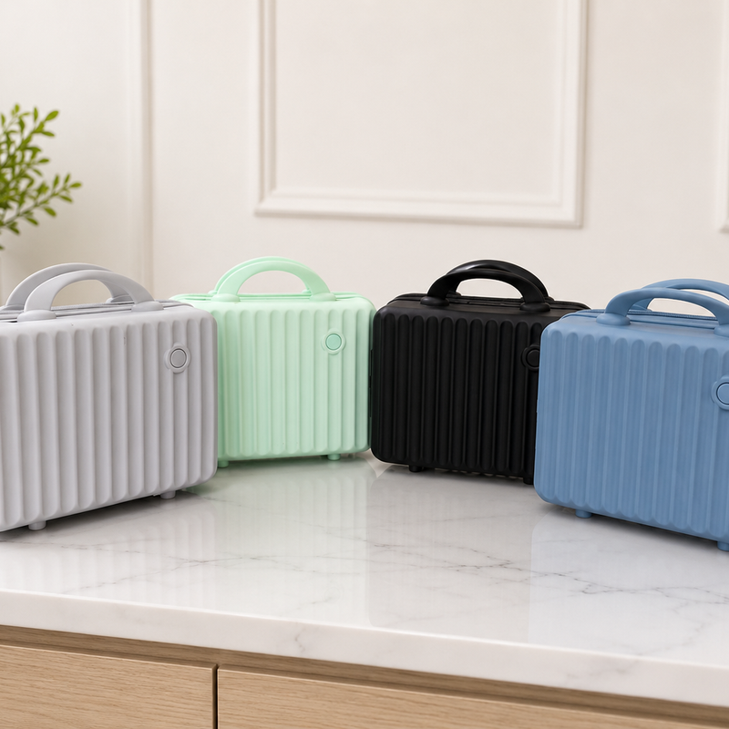 Suitcase vanity for kids