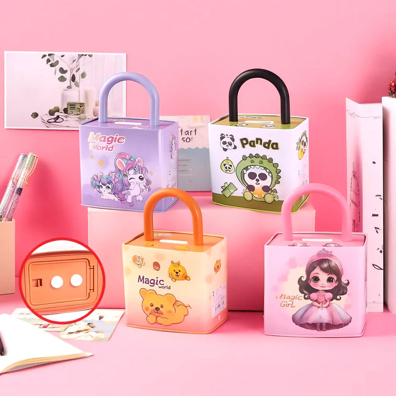 Cartoon mini piggy banks for kids