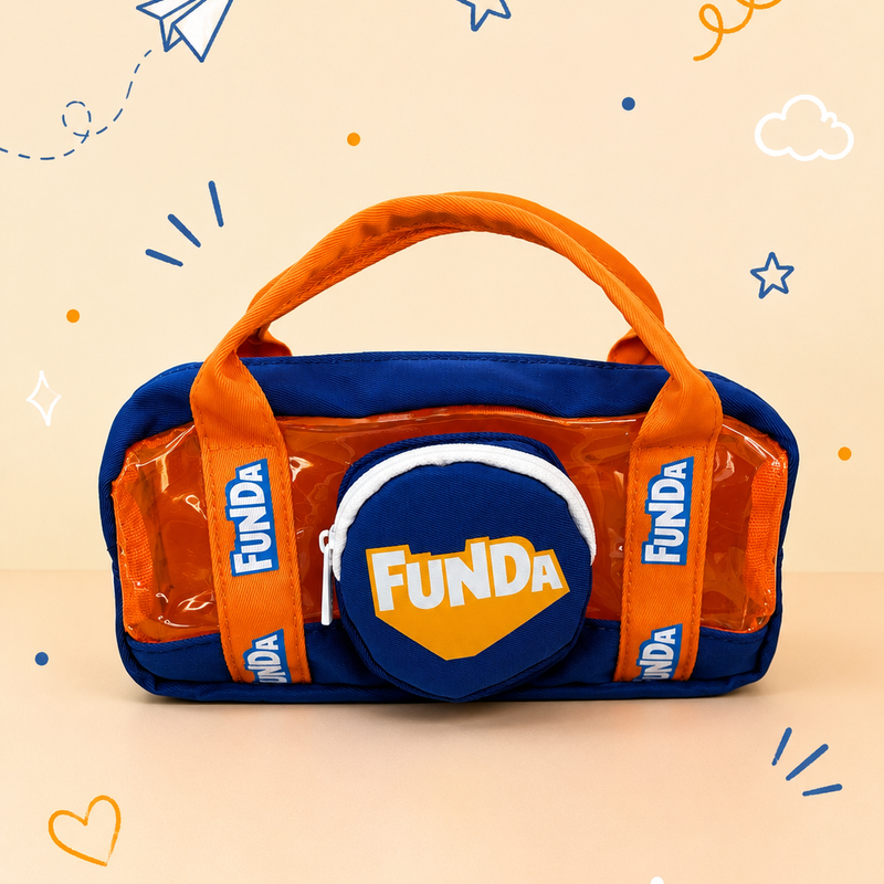 Fun bag style pencil pouches for kids