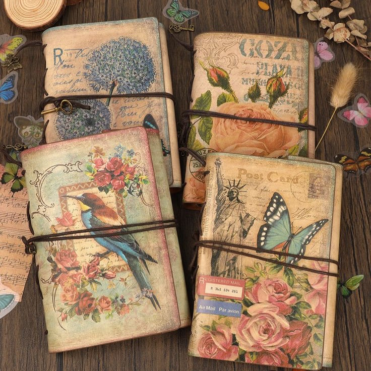 Vintage Aesthetic Journal Notebook ✨📖