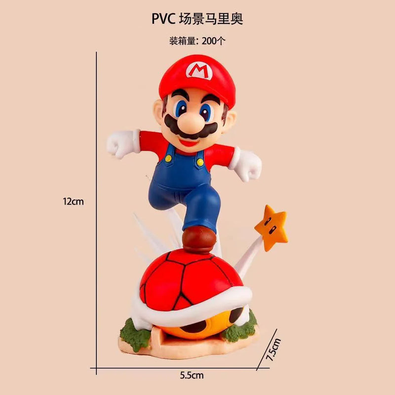 Mario Action Mini Figurine