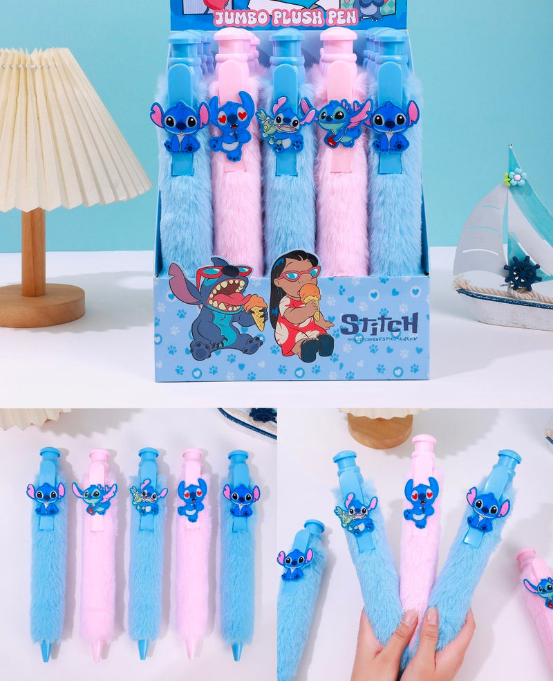 Stitch Soft big fur pens