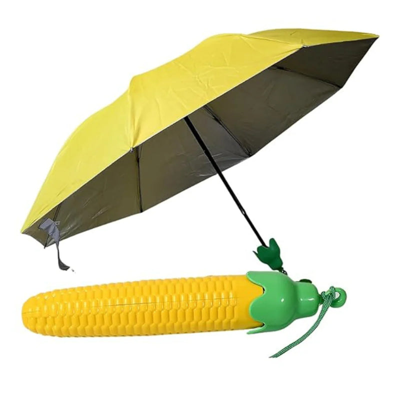 Corn umbrella with corn umbrella case ( 3 fold umbrella )