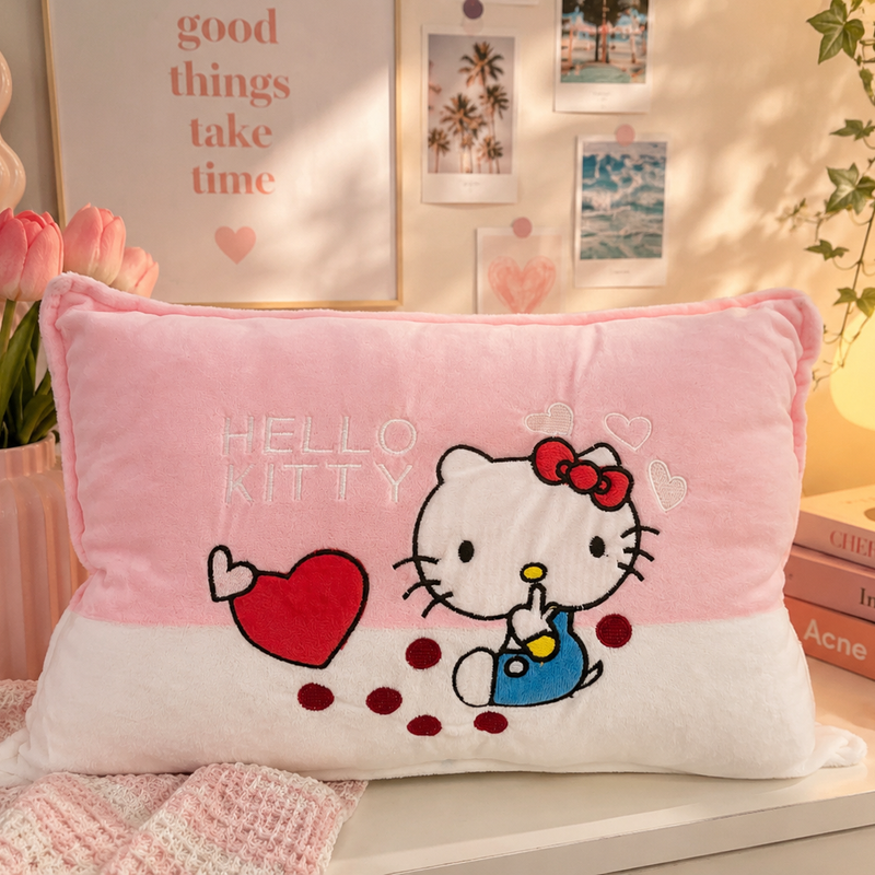 Hello kitty plush soft pillow ( Length -45 cm )