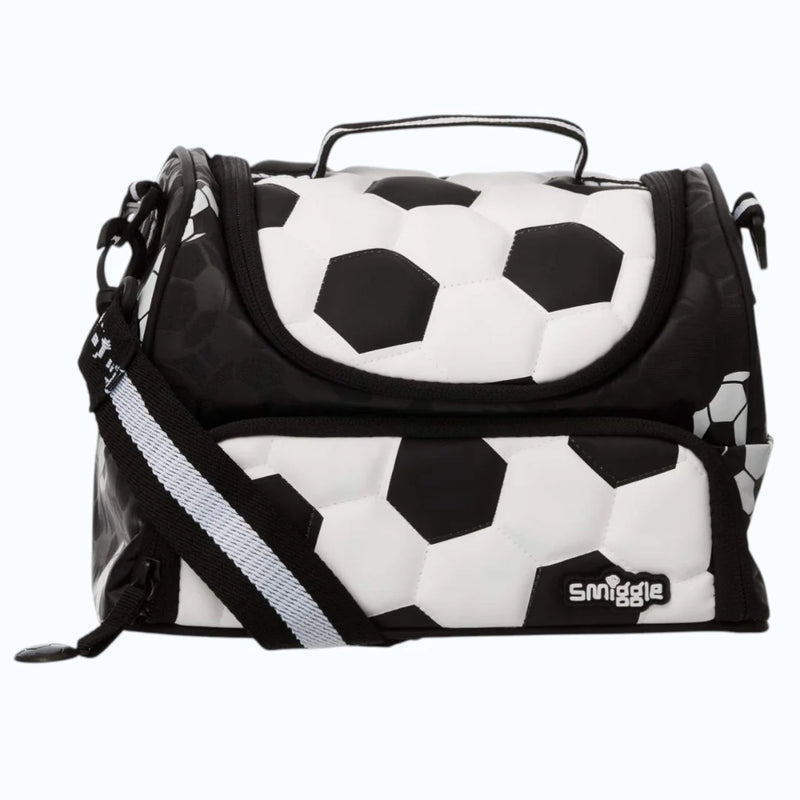 Smiggle  soccer insulated double decker lunch bag