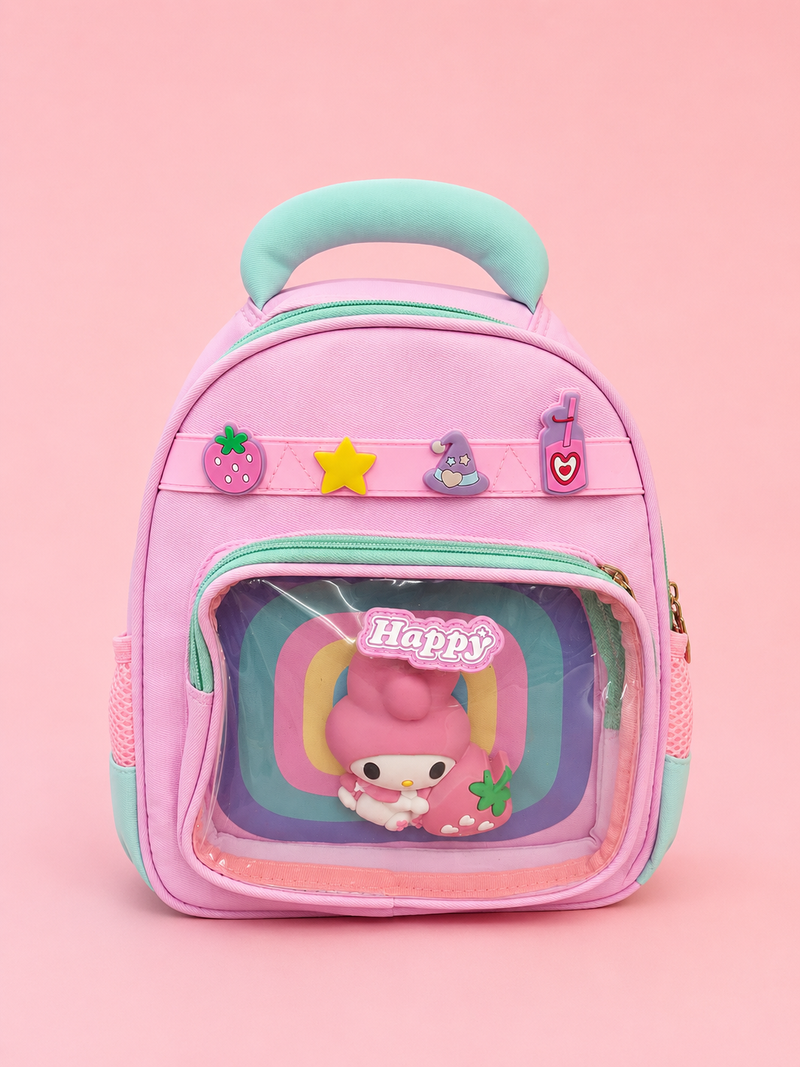 Pastel kawai mini Bagpack for kids (13 litres )