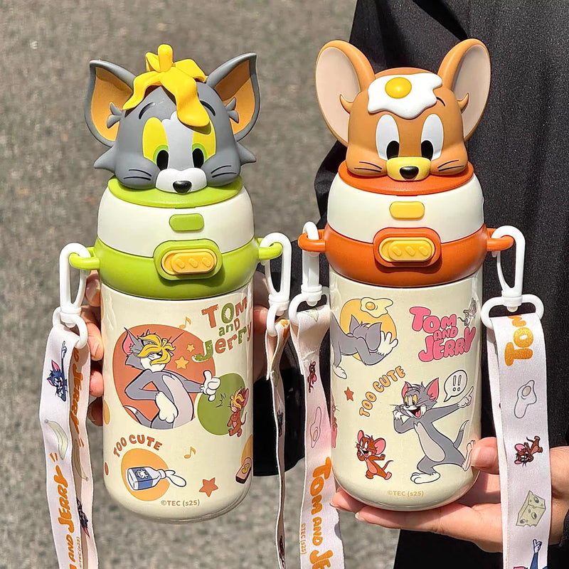 Tom and Jerry insulated steel sipper - 550 ML