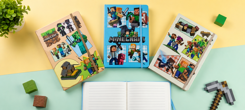 Minecraft A5 ruled diary