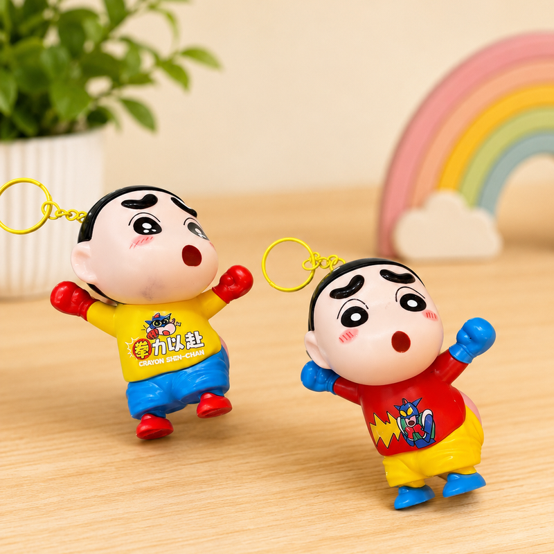 Shinchan choo choo keychain