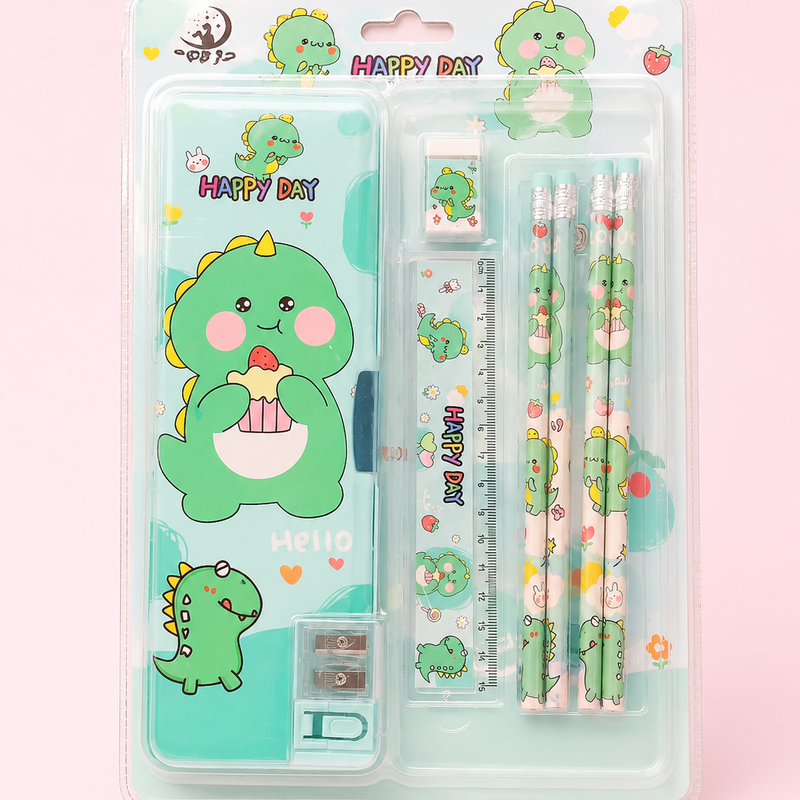 Cartoon stationery set for kids
